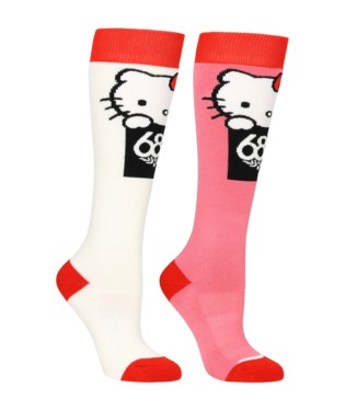 686 Hello Kitty 2 Pack Womens Socks 2026