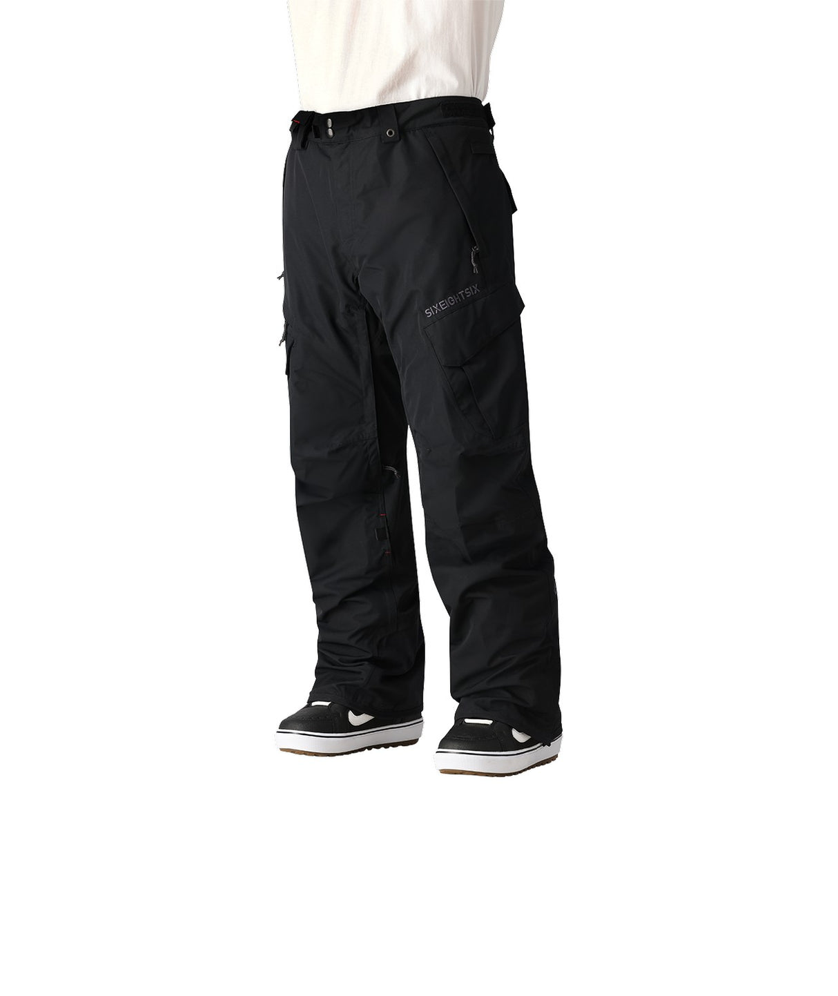 686 Smarty Cargo Mens Pant ski pant -- front view on model showing insulated ski pant at Willis Ski and Board Pittsburgh