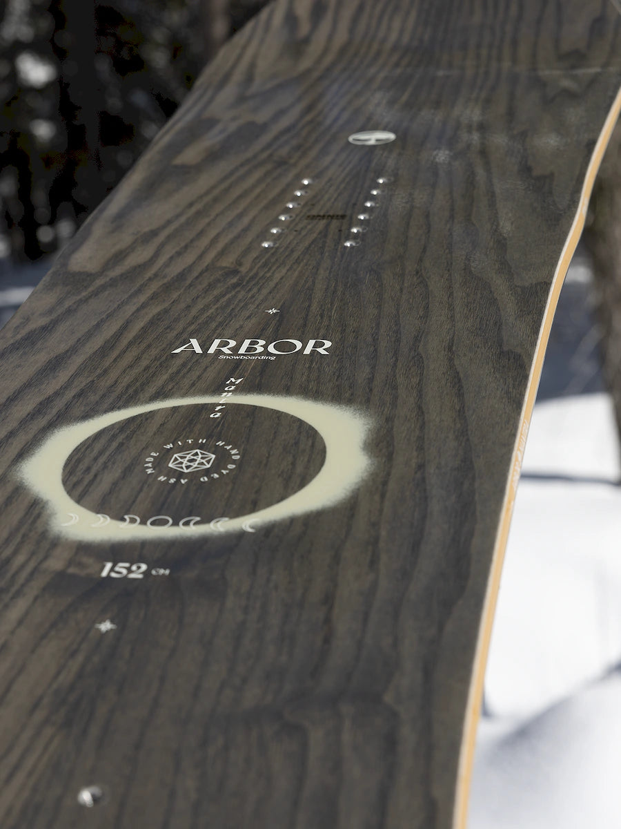 Arbor Mantra Snowboard 2026 With Rome Shift Bindings