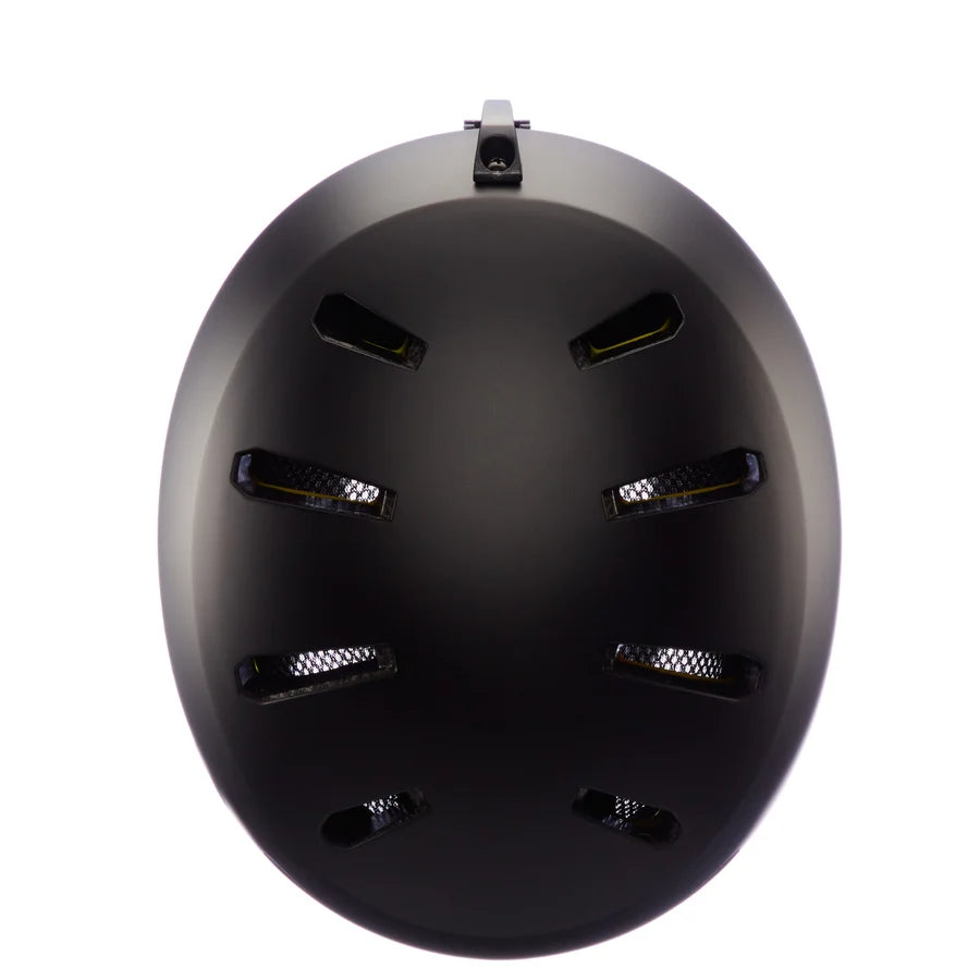 Bern Macon 2.0 Mips Helmet helmet -- interior liner detail in black colorway at Willis Ski and Board Pittsburgh