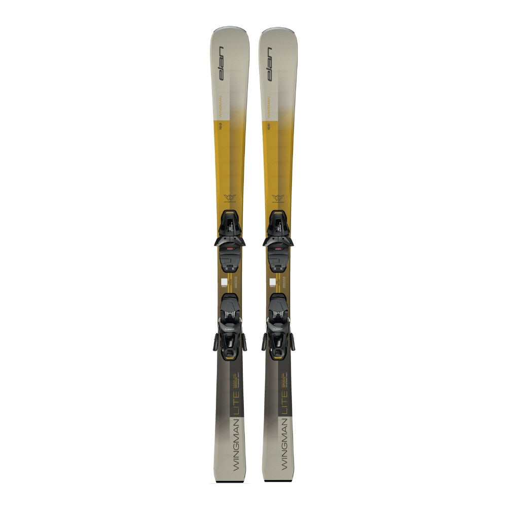 Elan Wingman 78 Lite Skis With El 10.0 Gw Shift Bindings 2026 alpine binding -- top view showing toe and heel piece at