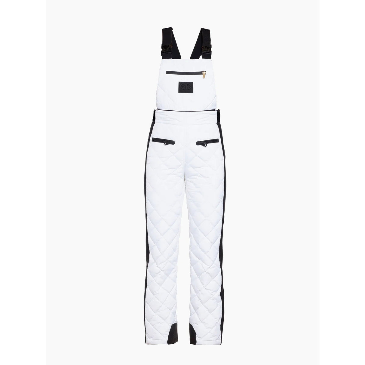 Goldbergh Agnes Ski Salopette all-mountain ski -- White 8 colorway top sheet graphic