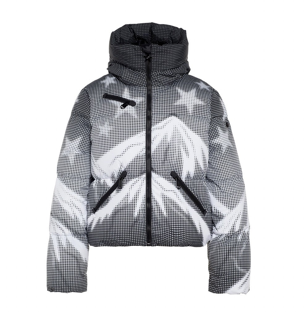 Goldbergh Pammy Womens Ski Jacket ski jacket -- front view on model showing insulated shell and hood at Willis Ski and Board