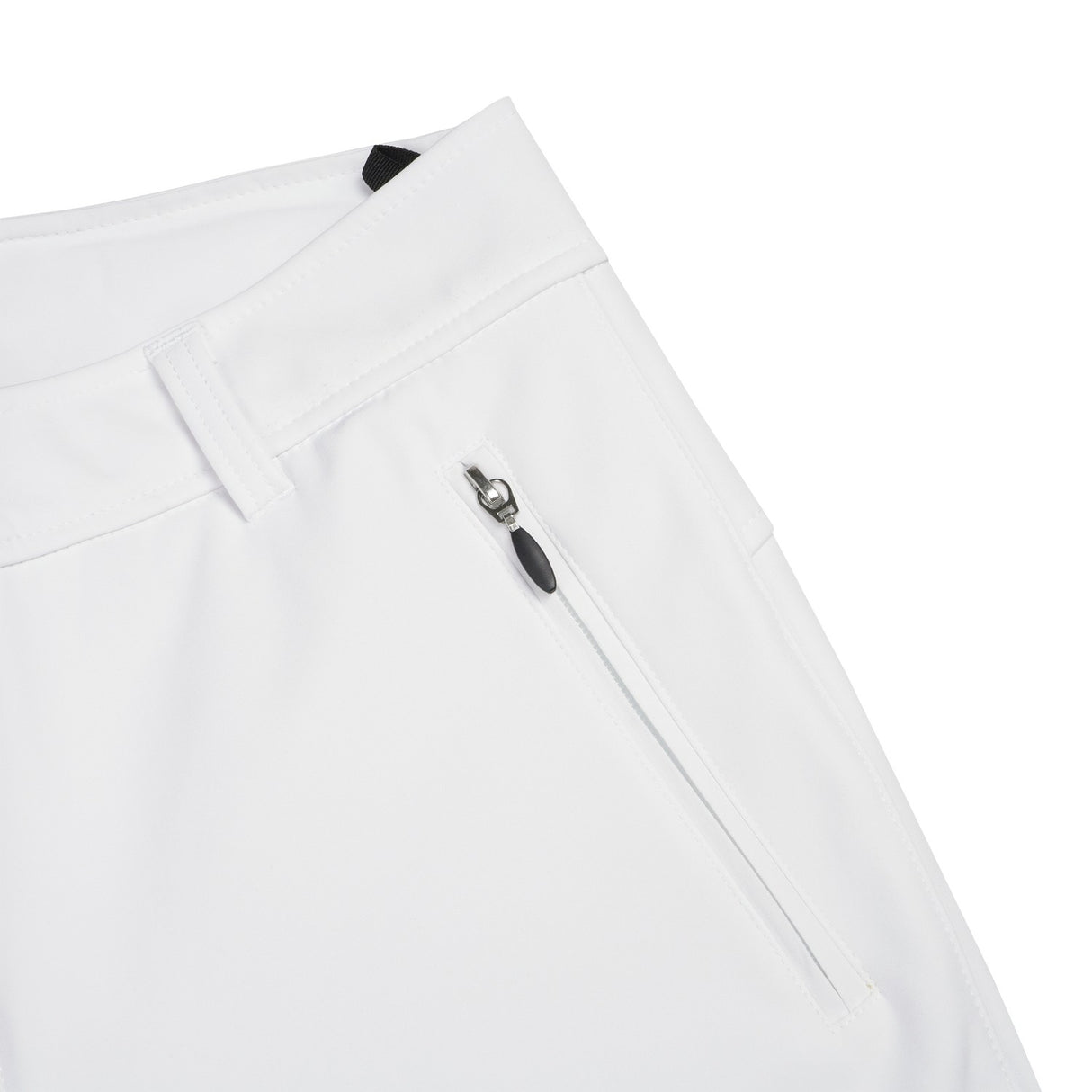 Icepeak Entait Womens Pant 2026 ski pant -- Optic White colorway side view showing side zip ventilation