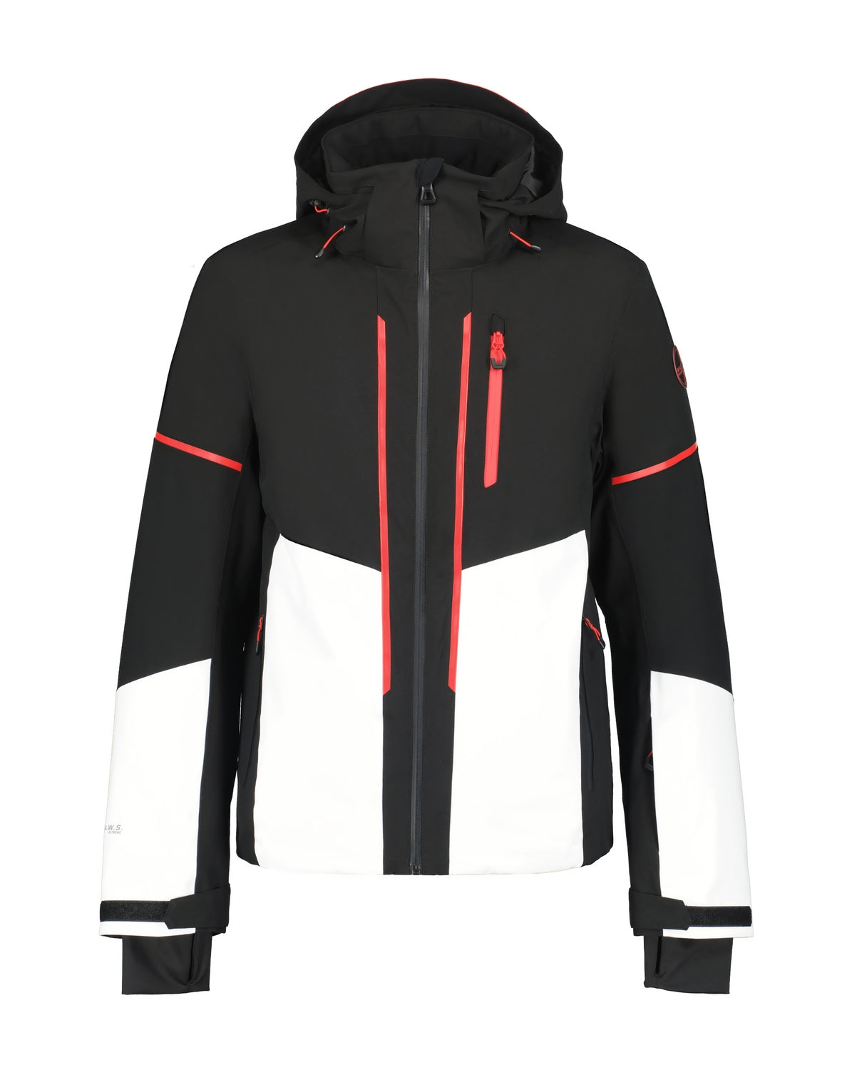Icepeak Fircrest Mens Jacket ski jacket -- front view on model showing insulated shell and hood at Willis Ski and Board