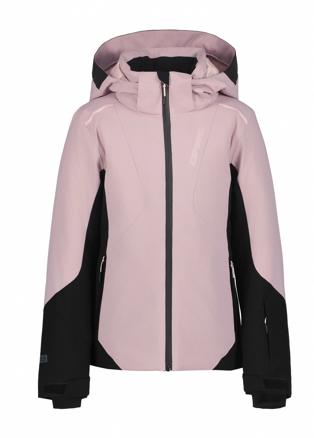 Icepeak Labette Junior Jacket 2026 ski jacket -- front view on model showing insulated shell and hood at Willis Ski and