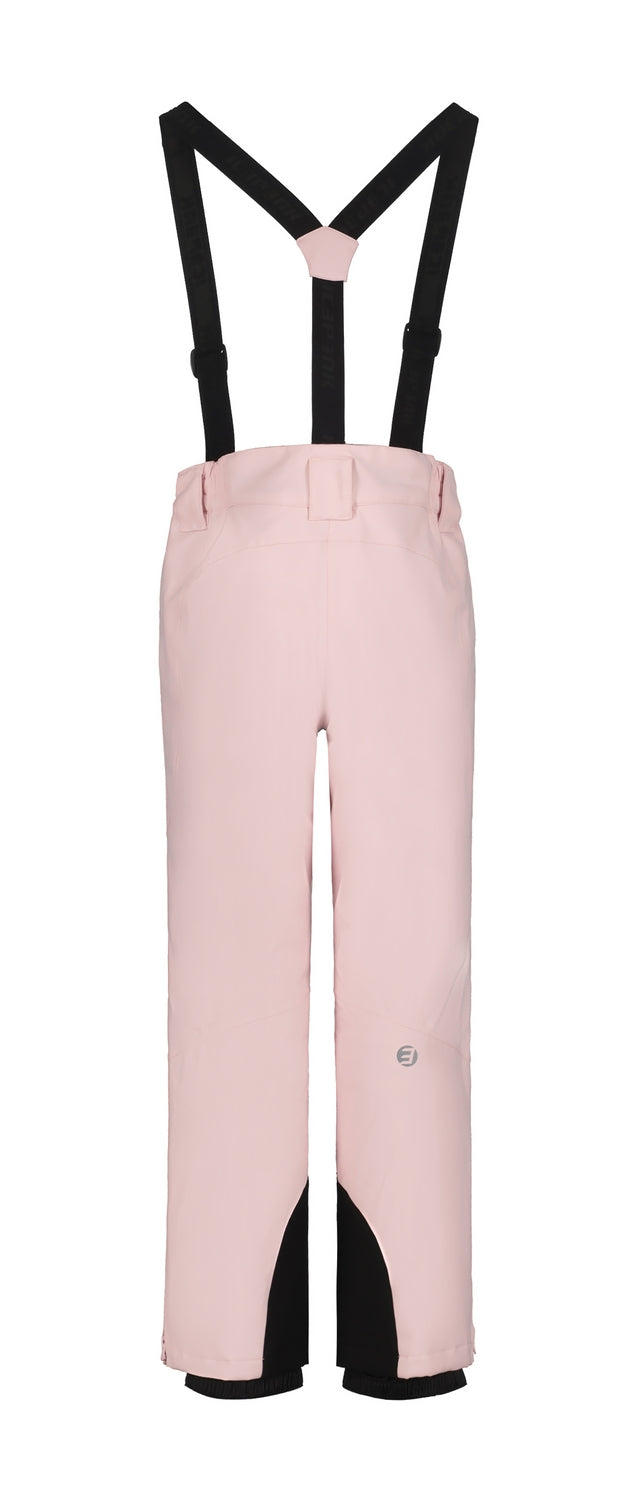 Icepeak Lagos Junior Pant 2026 ski pant -- Light Pink 610 colorway back view showing seat and fit