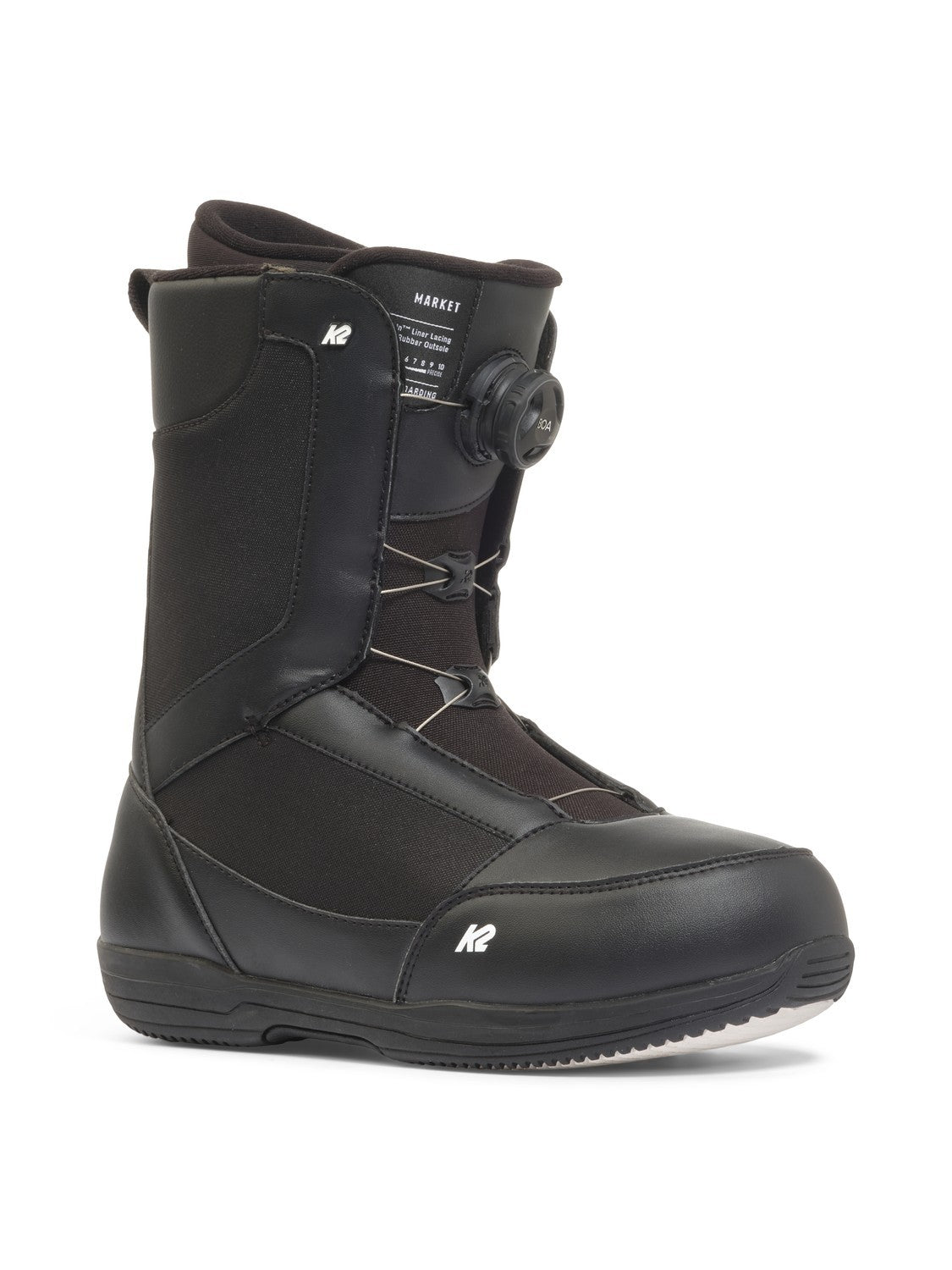 This is an image of K2 Market snowboard boots