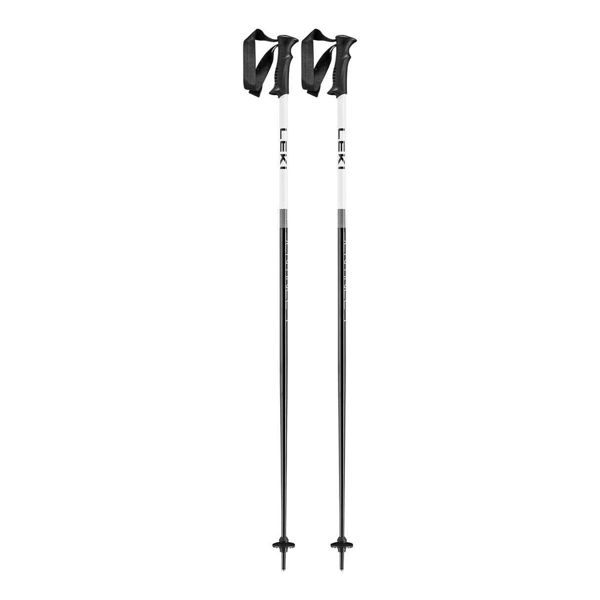 Leki Sentinel Ski Poles ski pole -- full length view showing pole shaft and basket