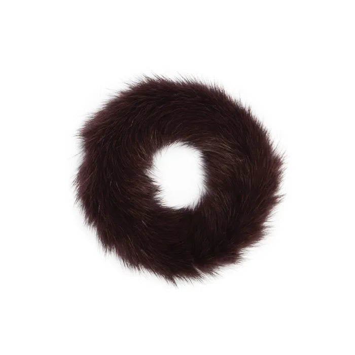 Lindo F Mink Scrunchie