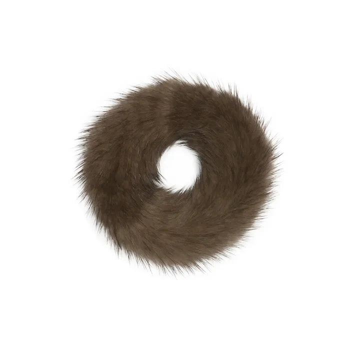 Lindo F Mink Scrunchie