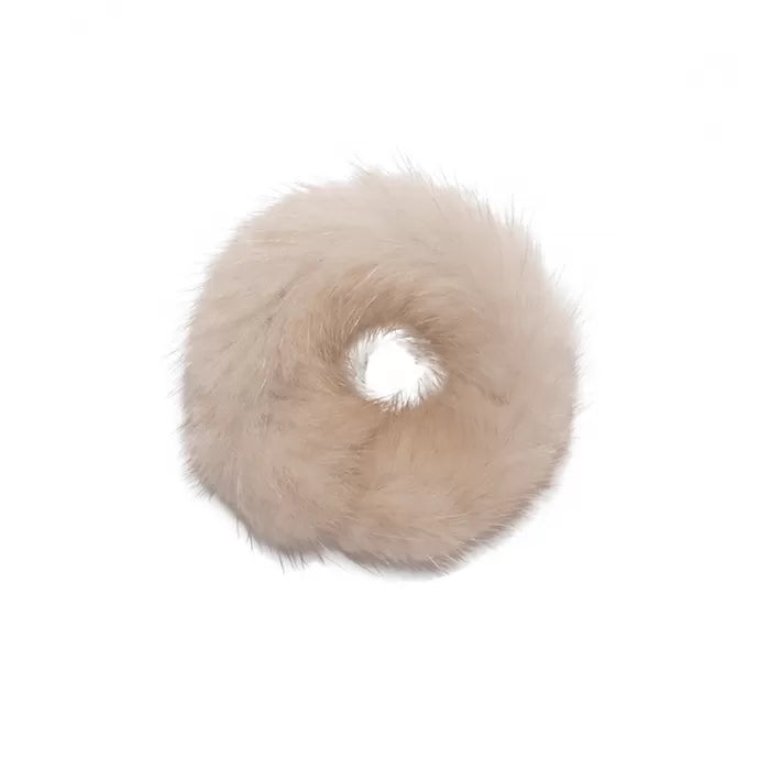 Lindo F Mink Scrunchie