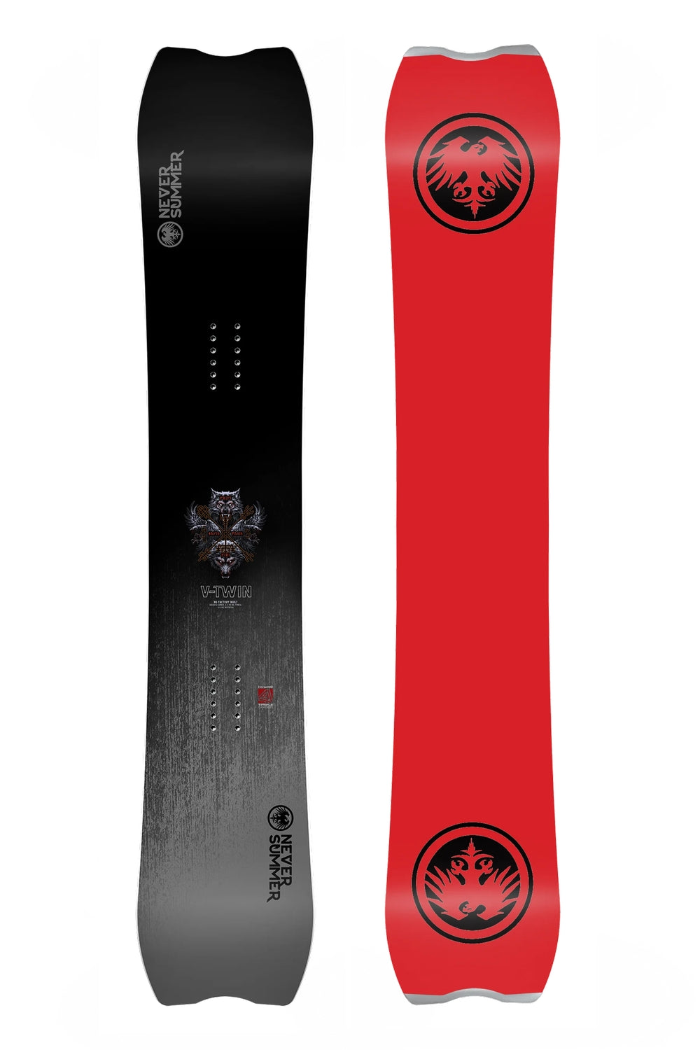 This is an image of Never Summer V-Twin Snowboard 2026