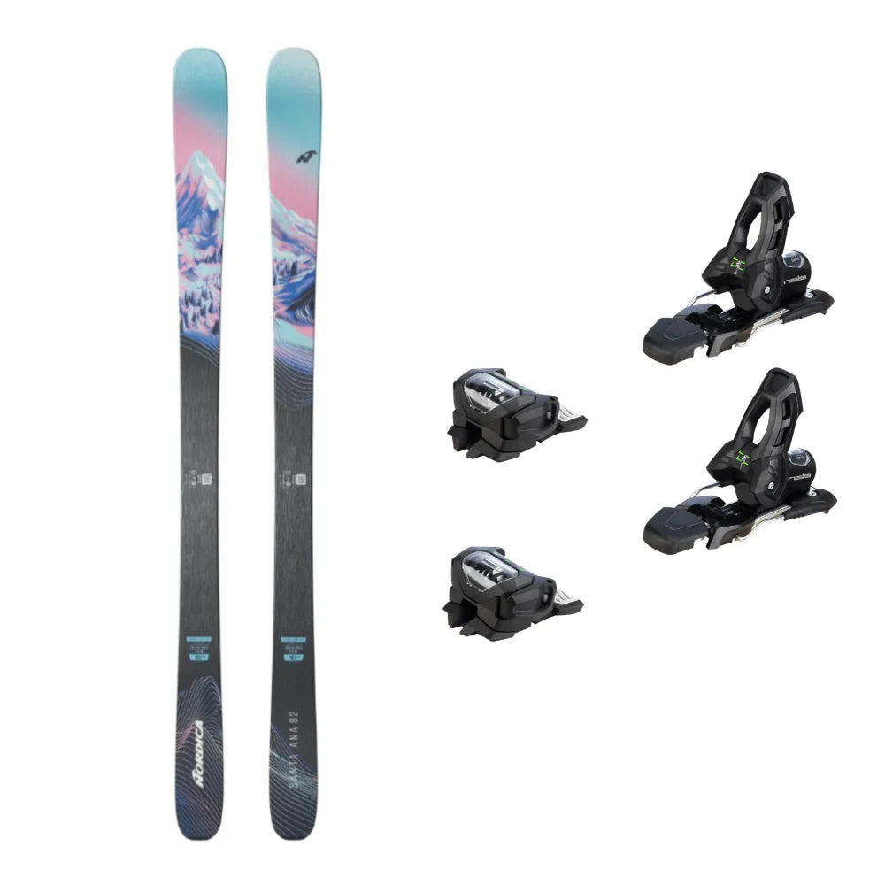 Nordica Santa Ana 82 Skis 2026 Package With Attack 11 Ski Bindings