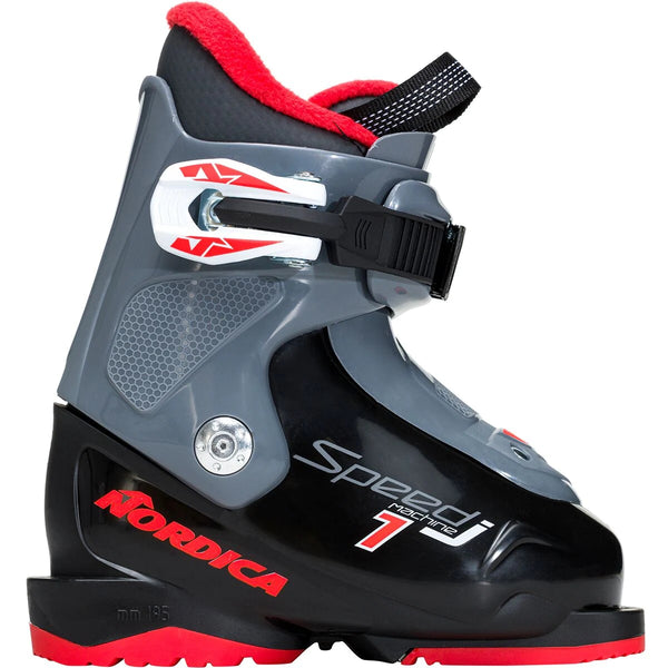 This is an image of Nordica Speedmachine J1 junior ski boots