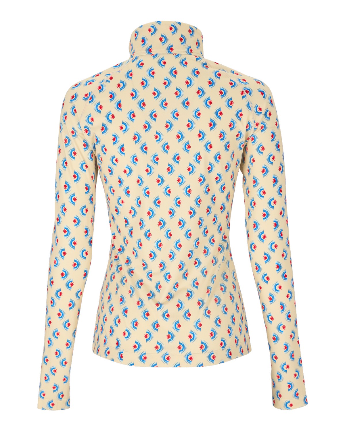 Obermeyer Oly Womens Zip Top 2026 product -- Bali Sun colorway product view