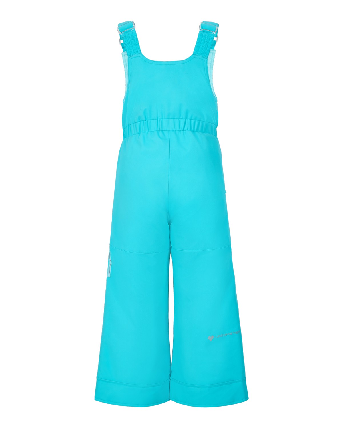 Obermeyer Snoverall Toddler Bib 2026 ski pant -- Breeze 2 colorway front view on model