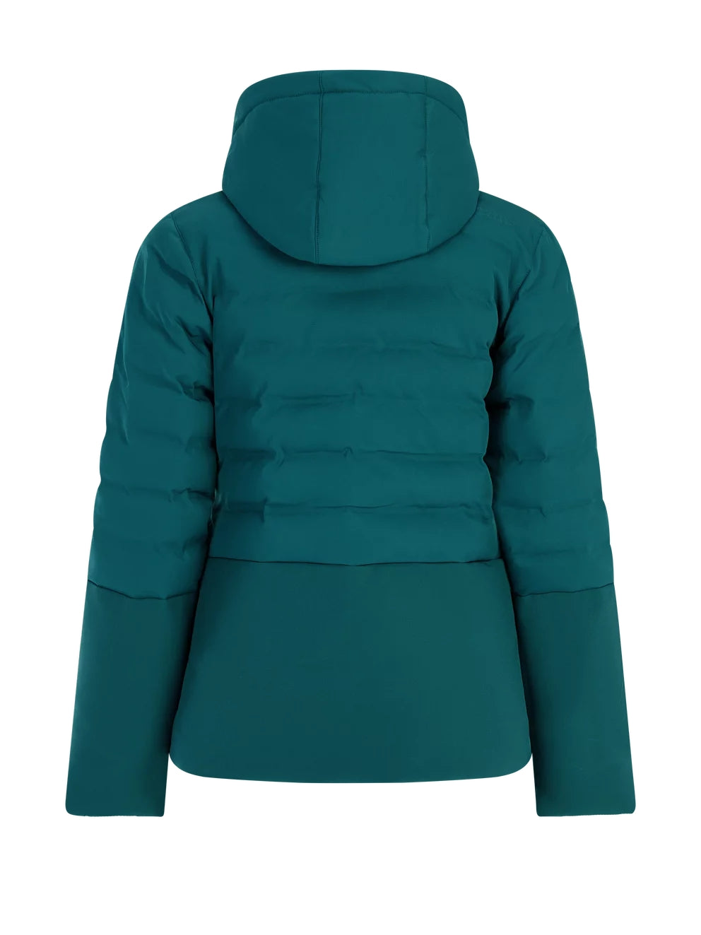 Protest Hazely Womens Jacket 2026 ski jacket -- Rainstorm Blue colorway lifestyle view showing full jacket silhouette