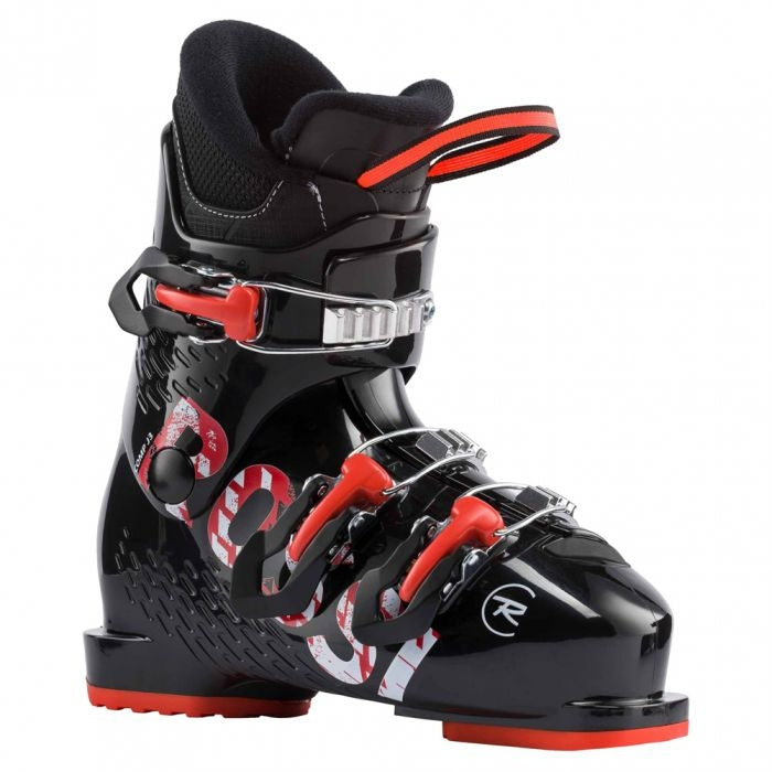 Rossignol Comp J3 Junior Ski Boots junior ski boot -- outside profile view at Willis Ski and Board Pittsburgh