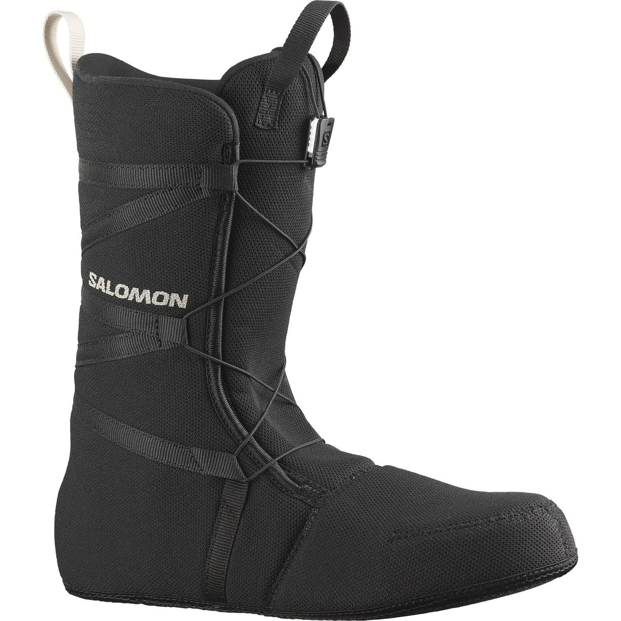 Salomon Faction Boa Snowboard Boots snowboard boot -- Black Rainy Day colorway outsole showing rubber grip pattern