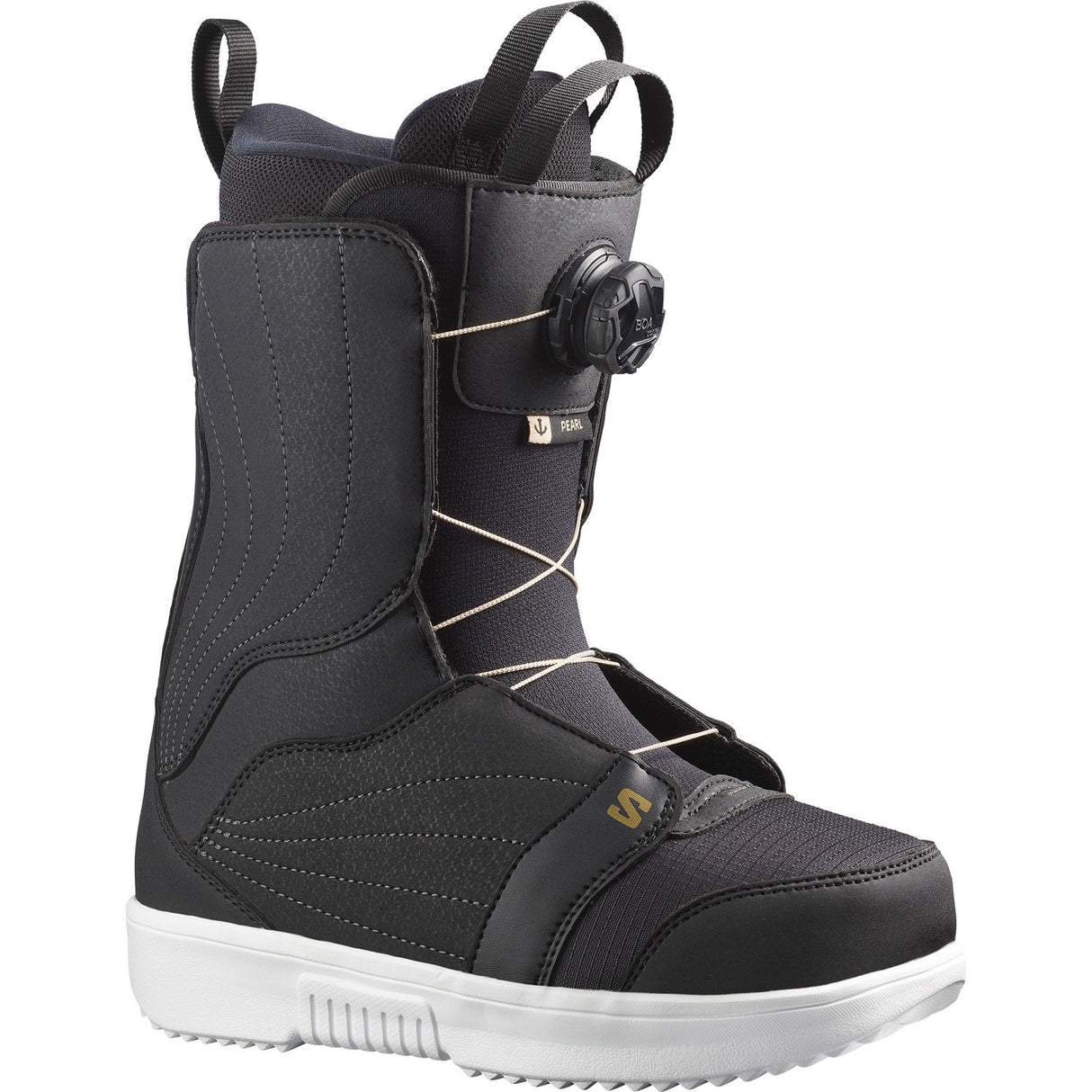 Salomon Pearl Boa Snowboard Boots snowboard boot -- outside profile view at Willis Ski and Board Pittsburgh