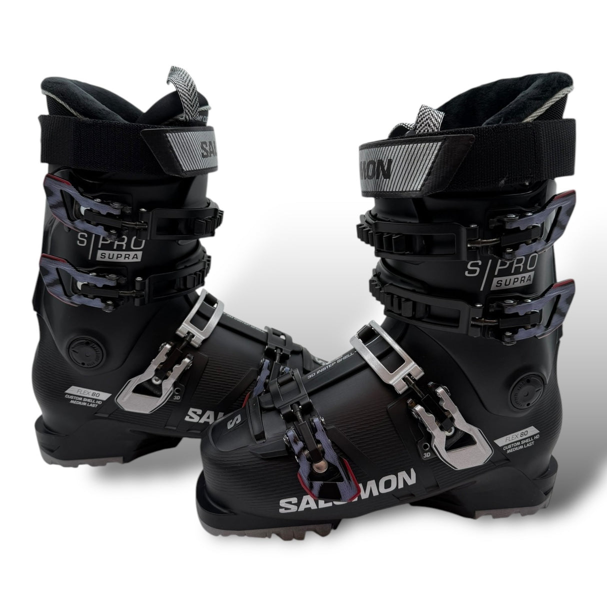 Salomon S Pro Supra 80 W Gw Boots product -- Blk Sil Lav colorway product view
