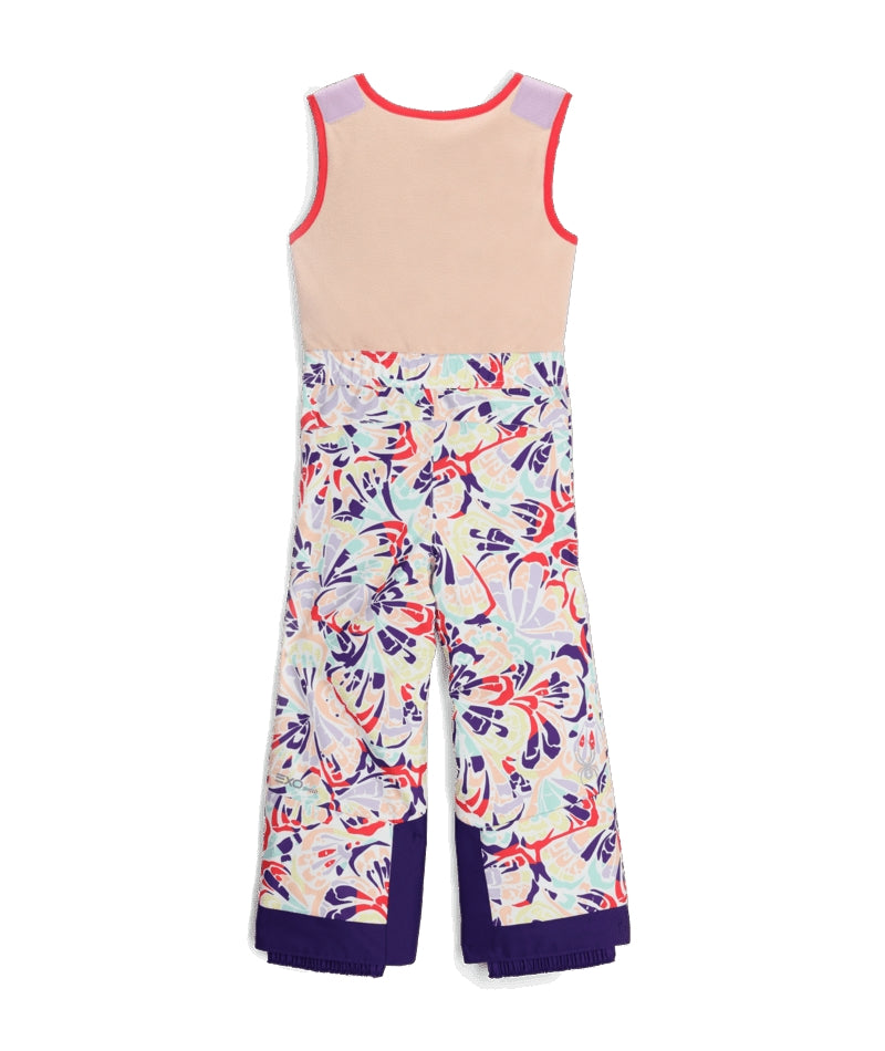 Spyder Expedition Toddler Pants ski pant -- Butterfly Multi 4 colorway waistband and suspender detail