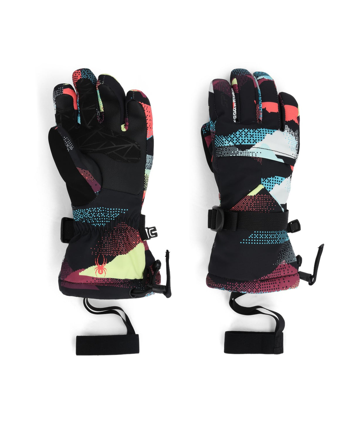 Spyder Synthesis Junior Glove 2026 glove -- palm view showing glove construction