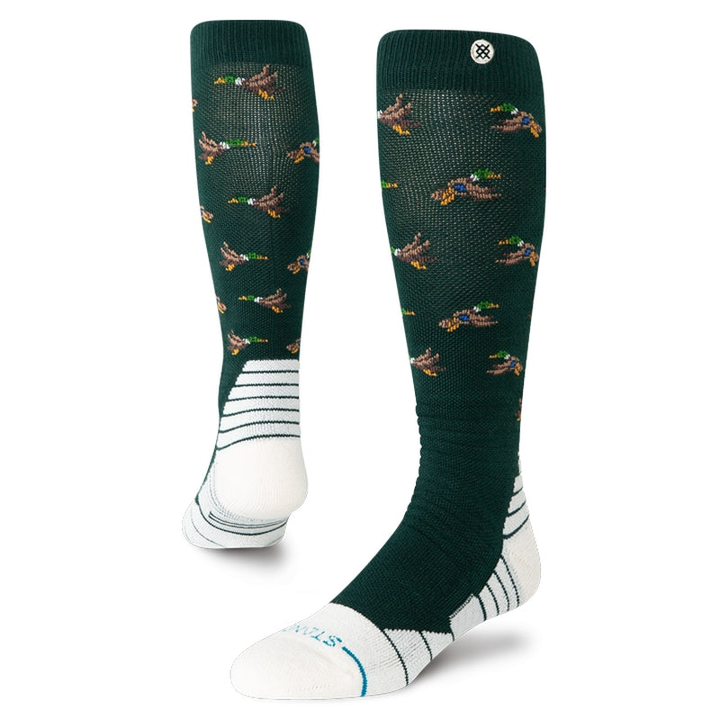 Stance Huntin Mens Sock 2026 sock -- product view showing sock construction at Willis Ski and Board Pittsburgh