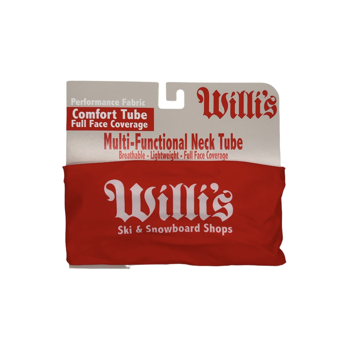 Tradewinds Willi's Neck Gaiter product -- product view at Willis Ski and Board Pittsburgh