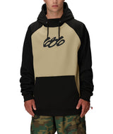 686 Bonded Fleece Mens Hoody 2026 mid layer -- front view on model showing mid layer insulation
