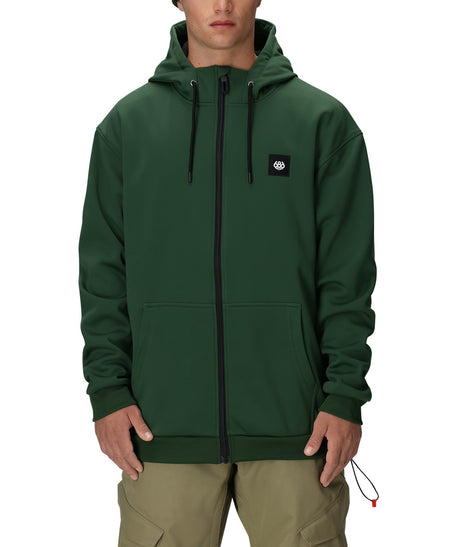 This is an image of 686 Bonded Fleece Zip Mens Hoody 2026