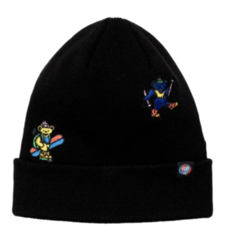 This is an image of 686 Grateful Dead Knit Beanie