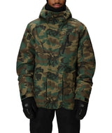 686 Nightline Mens Jacket 2026 ski jacket -- front view on model showing insulated shell and hood at Willis Ski and Board