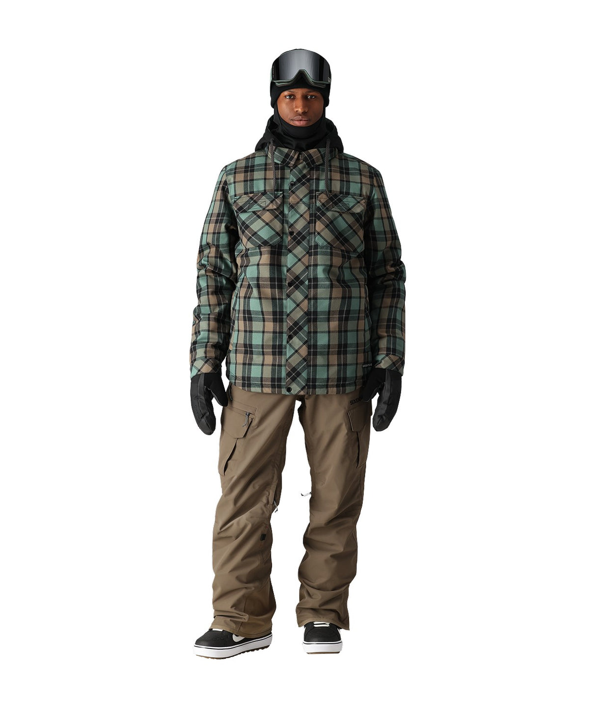 686 Smarty Cargo Mens Pant ski pant -- front view on model showing insulated ski pant at Willis Ski and Board Pittsburgh