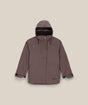 686 Spellbound Womens Jacket 2026 ski jacket -- Peppercorn colorway outside profile showing zippered pockets and seams