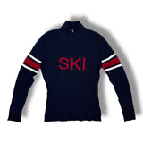 Alashan Ski 1/4 Mock Neck Sweater all-mountain ski -- top sheet graphic at Willis Ski and Board Pittsburgh