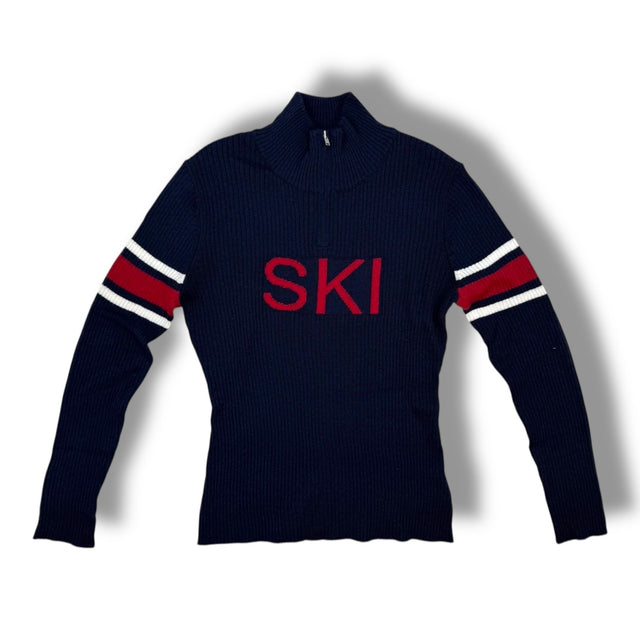 Alashan Ski 1/4 Mock Neck Sweater all-mountain ski -- top sheet graphic at Willis Ski and Board Pittsburgh