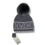 Alashan Snowboard Pom Pom Beanie all-mountain snowboard -- top sheet graphic at Willis Ski and Board Pittsburgh