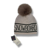 Alashan Snowboard Pom Pom Beanie