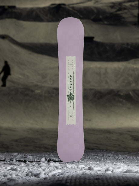 Arbor Cadence Snowboard 2026 alpine binding -- Womens colorway top view showing toe and heel piece