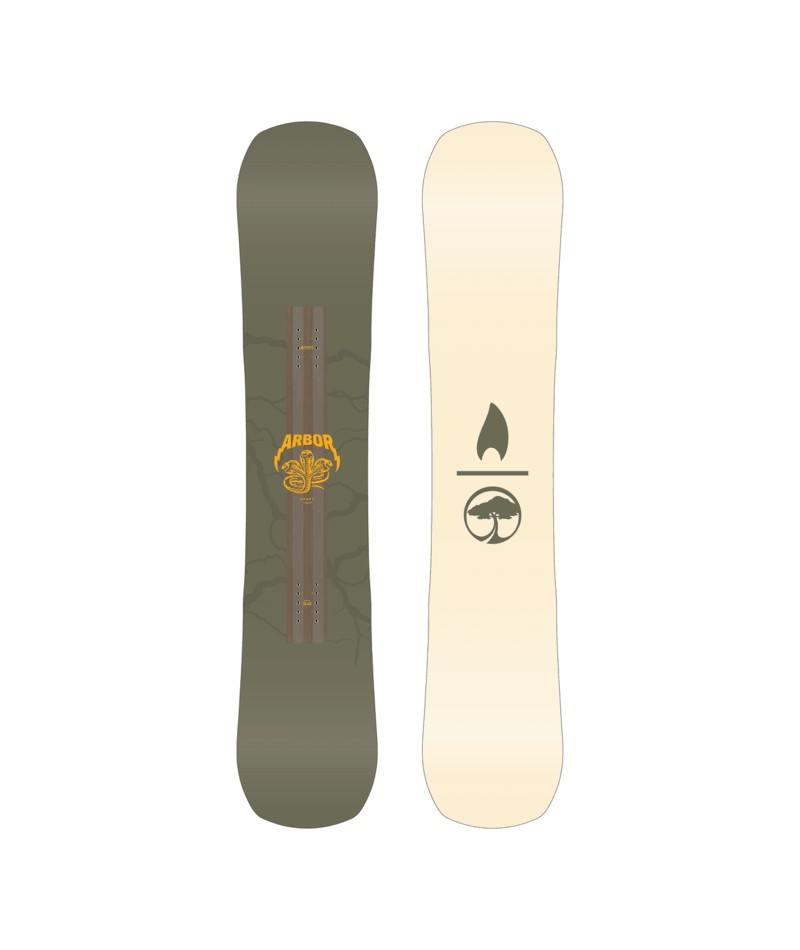 Arbor Draft Snowboard 2026 all-mountain snowboard -- top sheet graphic at Willis Ski and Board Pittsburgh