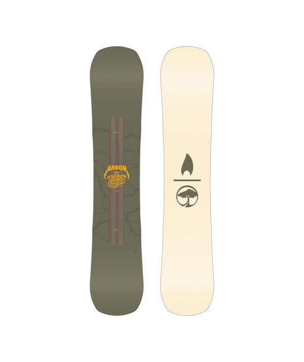 This is an image of Arbor Draft Snowboard 2026