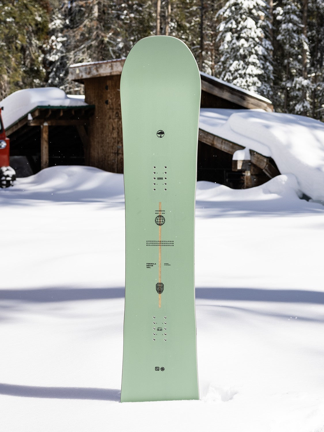 Arbor Formula Decon Snowboard 2026 with Rome United Bindings