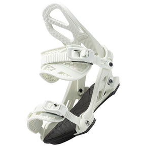 Arbor Hemlock Snowboard Bindings snowboard binding -- 2 colorway top view showing highback and straps
