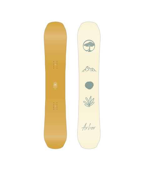 Arbor Swoon Decon Snowboards 2026 all-mountain snowboard -- top sheet graphic at Willis Ski and Board Pittsburgh