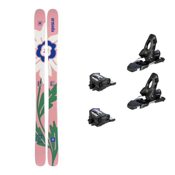 This is an image of Armada ARW 84 Skis 2026 Package with Attack 11 Ski Bindings