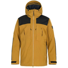 Armada Bergs 2l Insulated Mens Jacket ski jacket -- Honey colorway outside profile showing zippered pockets and seams