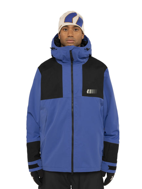 Armada Bergs Mens Jacket 2026 ski jacket -- front view on model showing insulated shell and hood at Willis Ski and Board