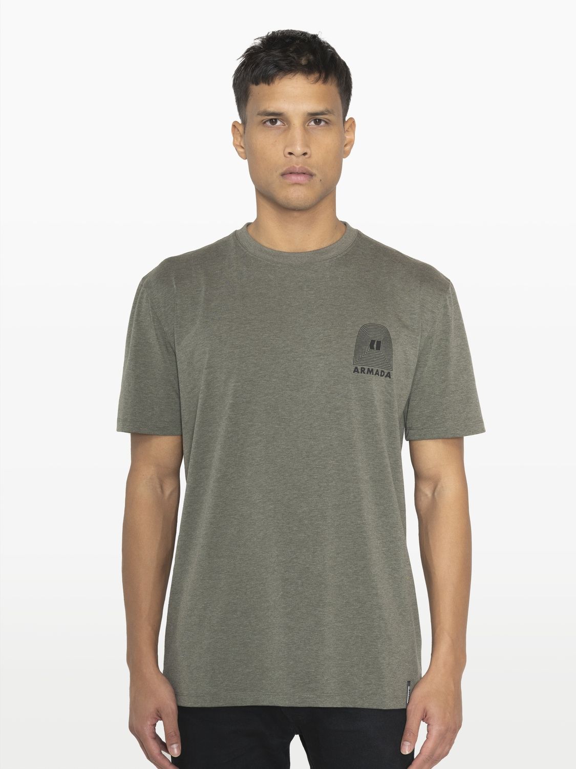 Armada Elzey Tee product -- Olive colorway product view